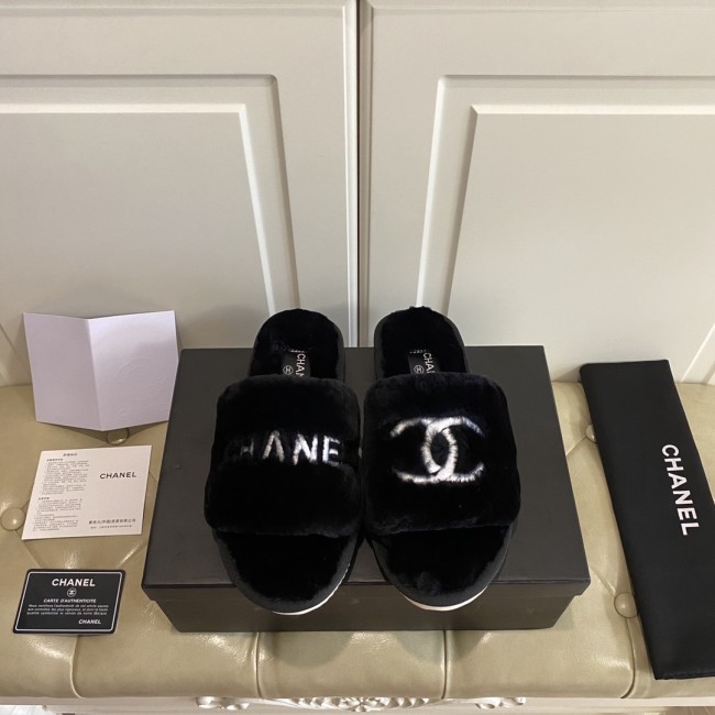 Chanel Hairy slippers 0024 (2021)