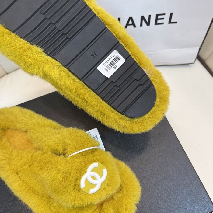 Chanel Hairy slippers 007 (2022)