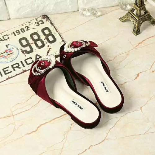 MIUMIU Slipper Women Shoes 0017
