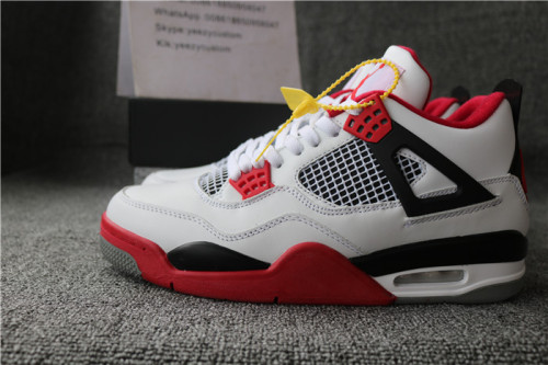 Authentic Air Jordan 4 Fire Red 2019