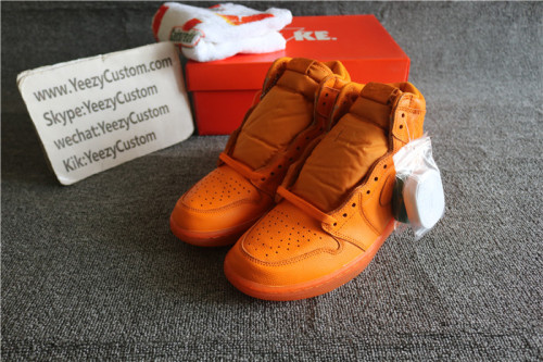 Authentic Air Jordan 1 Gatorade Orange