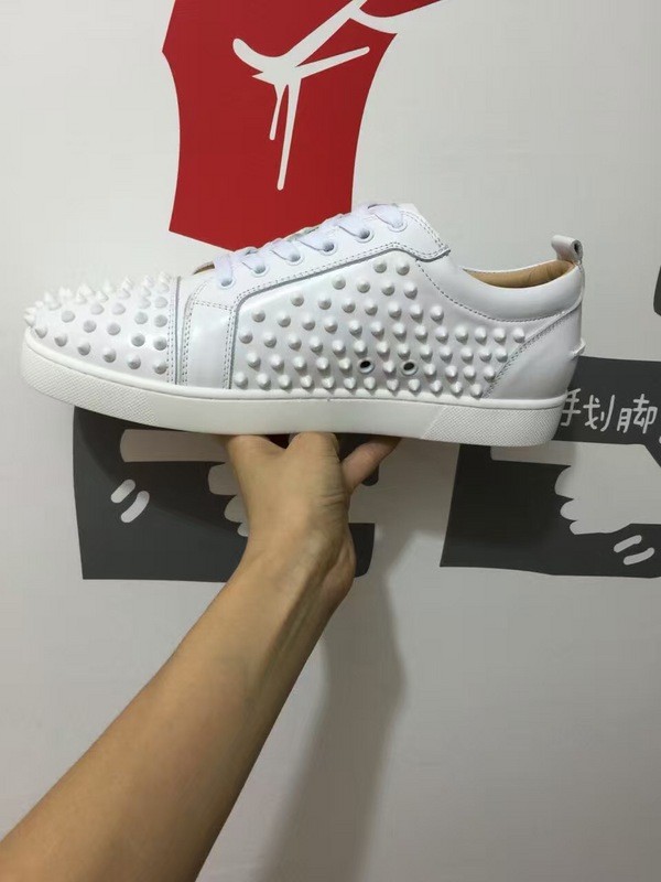 Super High End Christian Louboutin Flat Sneaker Low Top(With Receipt) - 0042