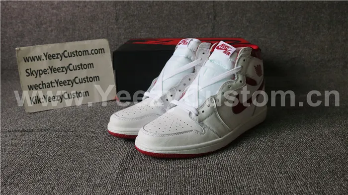 Authentic Air Jordan 1 Metallic Red