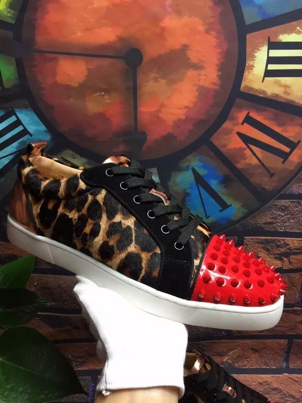 Super High End Christian Louboutin Flat Sneaker Low Top(With Receipt) - 0063