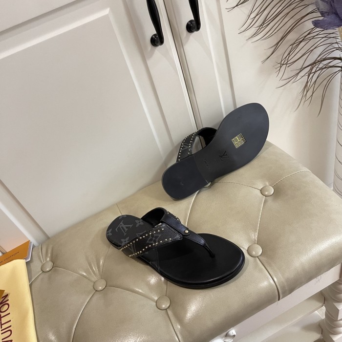 LV Slipper men Shoes 00105（2021）
