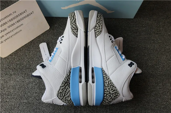 Authentic Nike Air Jordan 3 Retro UNC