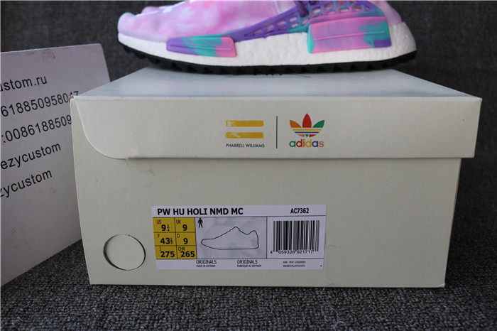 Authentic Pharrell x adidas NMD Hu Trail Holi Pink Glow