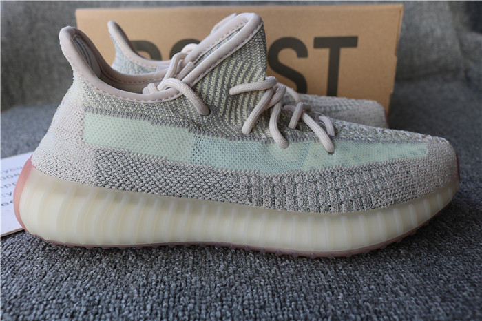 Authentic Adidas Yeezy Boost 350 V2 Citrin Reflective Men Shoes