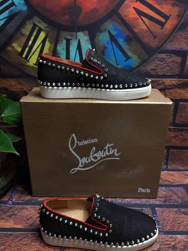 Super High End Christian Louboutin Flat Sneaker Low Top(With Receipt) - 0084