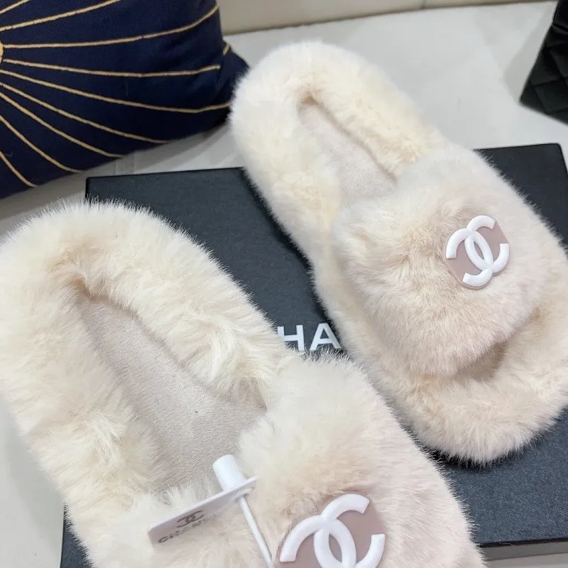 Chanel Hairy slippers 009 (2022)