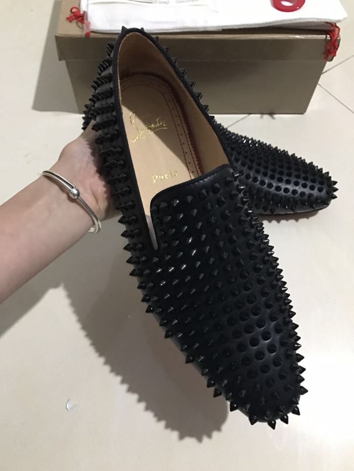 Super High End Christian Louboutin Flat Sneaker Low Top(With Receipt) - 0015