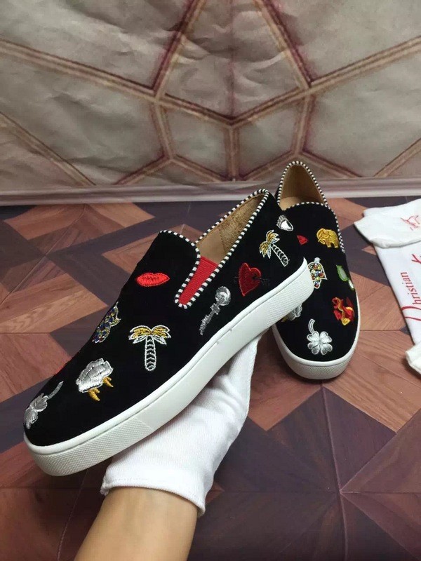 Super High End Christian Louboutin Flat Sneaker Low Top(With Receipt) - 0033