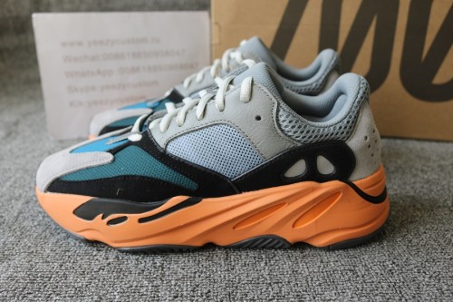 Authentic Adidas Yeezy Boost 700 Wash Orange Men Shoes