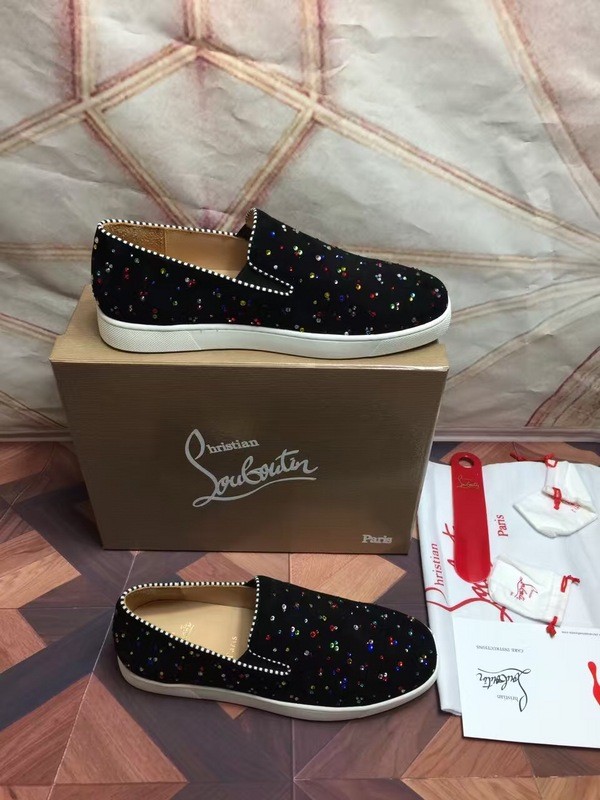 Super High End Christian Louboutin Flat Sneaker Low Top(With Receipt) - 0031