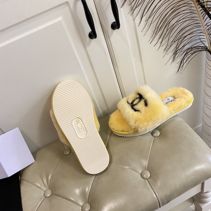 Chanel Hairy slippers 0023 (2021)