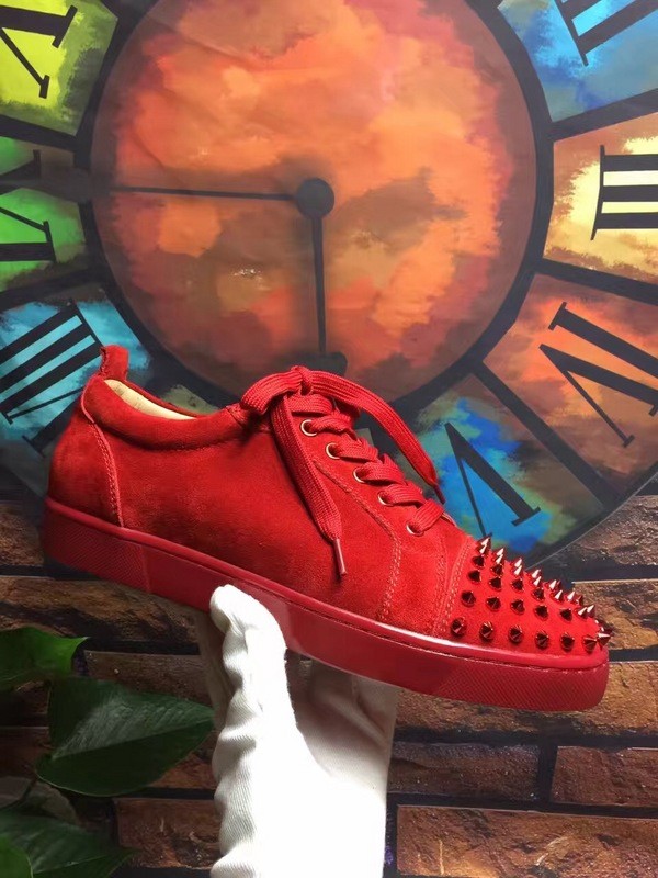 Super High End Christian Louboutin Flat Sneaker Low Top(With Receipt) - 0090