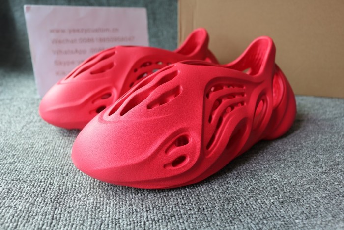 Authentic Adidas Yeezy Foam Runner Vermilion Men Shoes