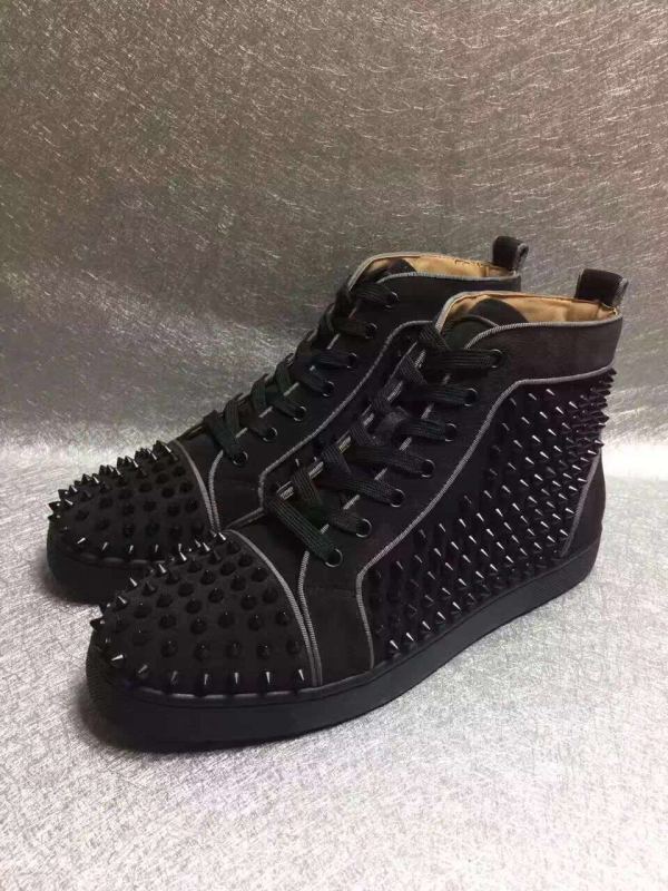 Super High End Christian Louboutin Flat Sneaker High Top(With Receipt) - 0027