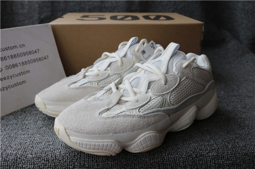Authentic Adidas Yeezy Boost 500 Bone White Women Shoes