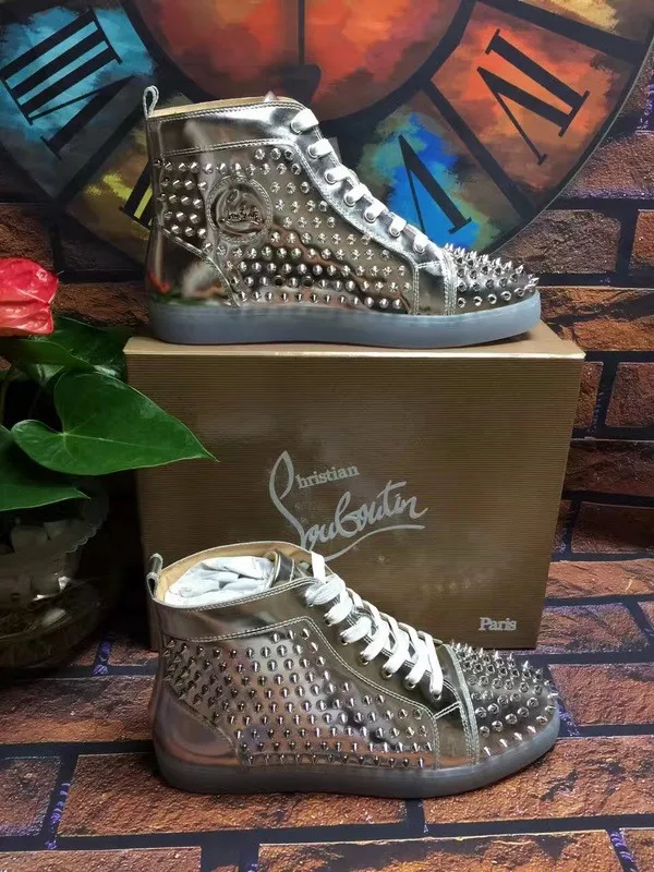 Super High End Christian Louboutin Flat Sneaker High Top(With Receipt) - 0119