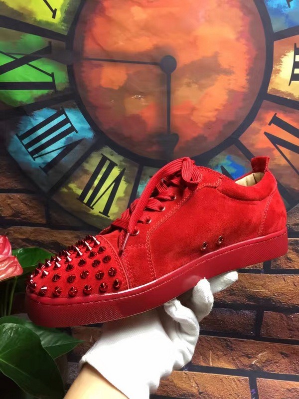 Super High End Christian Louboutin Flat Sneaker Low Top(With Receipt) - 0090