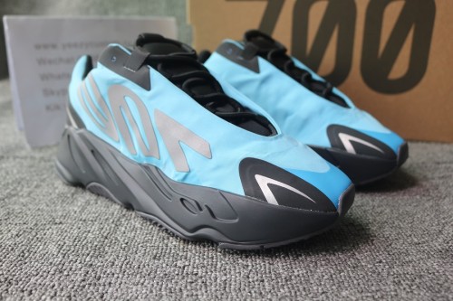 Authentic Adidas Yeezy Boost 700 MNVN Bright Cyan Men Shoes