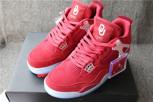 Authentic Air Jordan 4 Oklahoma Sooner