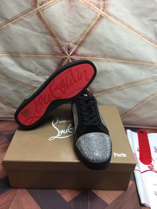 Super High End Christian Louboutin Flat Sneaker Low Top(With Receipt) - 0032