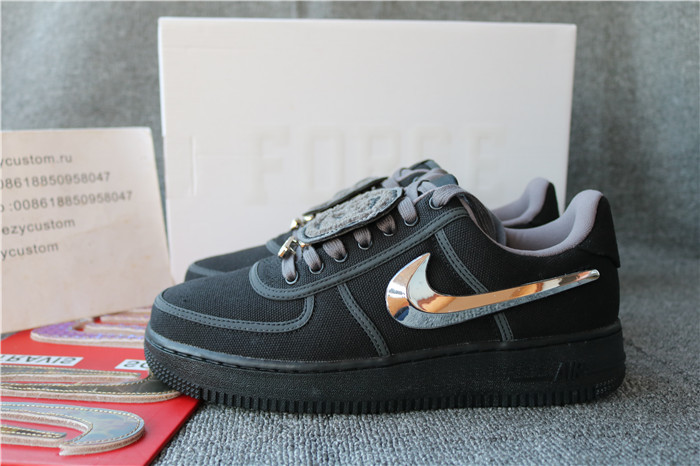 Authentic Nike Air Force 1 X Travis Scott Black