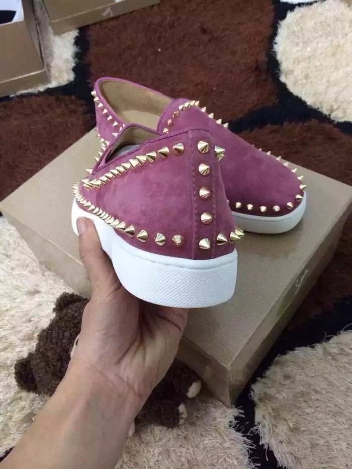 Super High End Christian Louboutin Flat Sneaker Low Top(With Receipt) - 0095