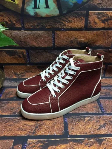 Super High End Christian Louboutin Flat Sneaker High Top(With Receipt) - 0118