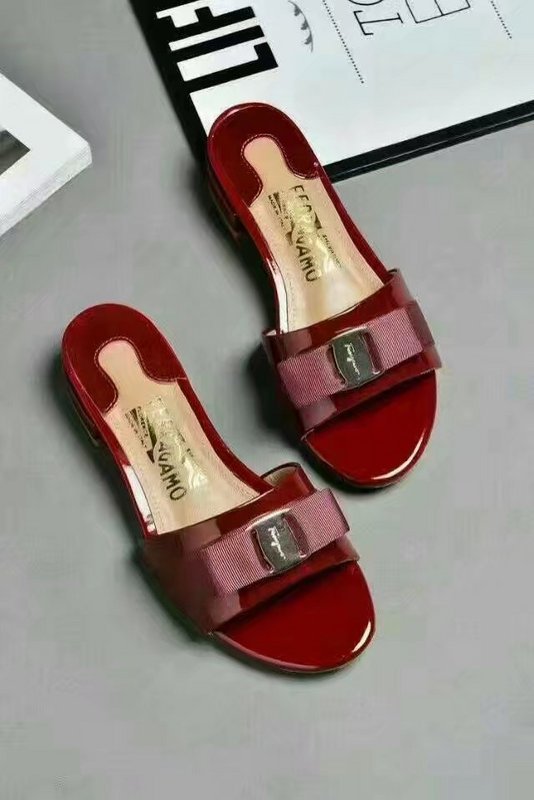Ferragamo Slipper Women Shoes 001
