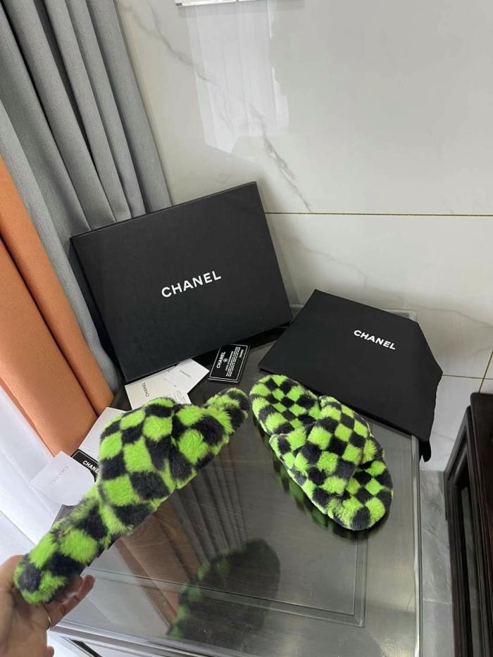 Chanel Hairy slippers 0030 (2021)