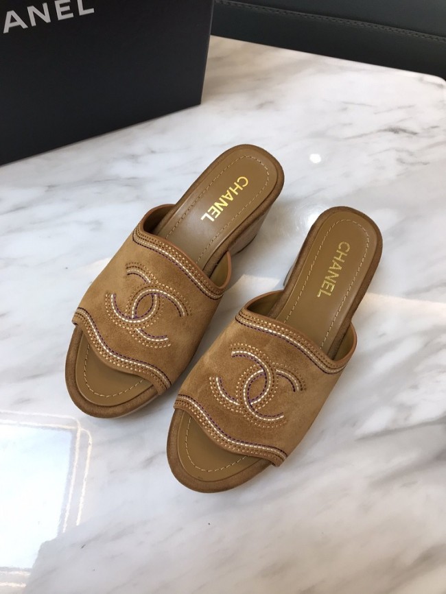 Chanel Slippers Women shoes 0014 (2022)