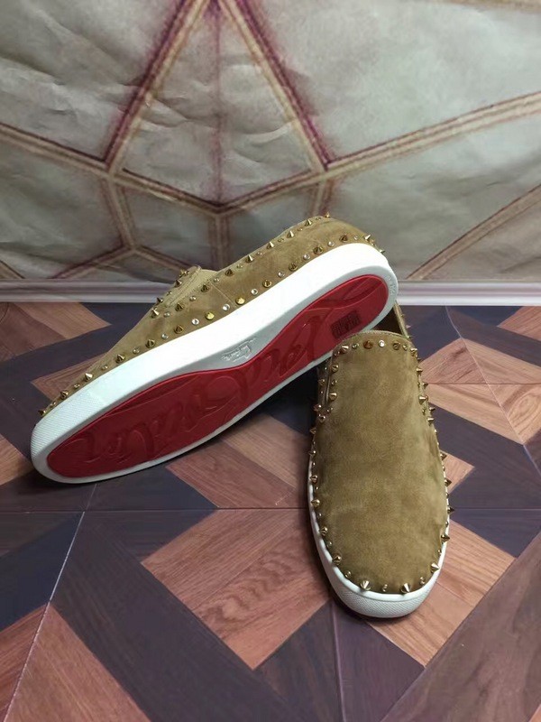 Super High End Christian Louboutin Flat Sneaker Low Top(With Receipt) - 0020