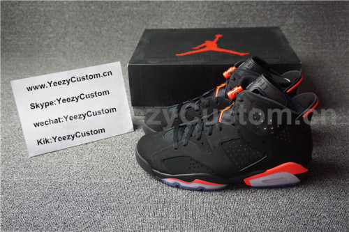 Authentic Air Jordan 6 “Black Infrared”