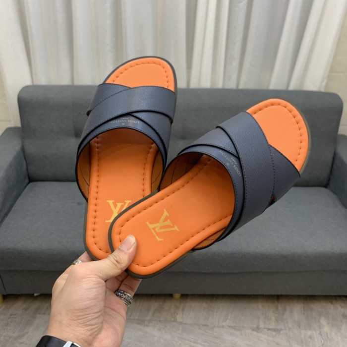 LV Slipper men Shoes 0067（2021）