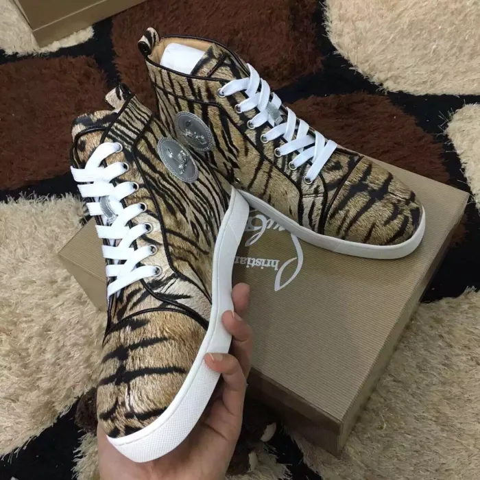 Super High End Christian Louboutin Flat Sneaker High Top(With Receipt) - 0171
