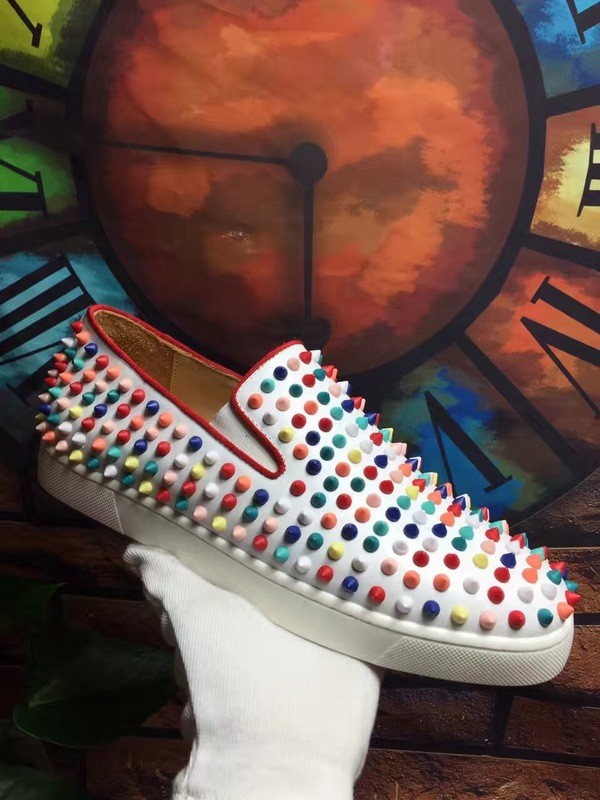 Super High End Christian Louboutin Flat Sneaker Low Top(With Receipt) - 0088
