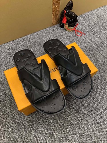 LV Slippers Men Shoes 008（2022）