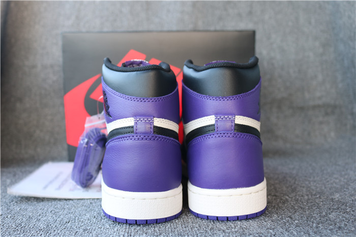 Authentic Air Jordan 1 Court Purple
