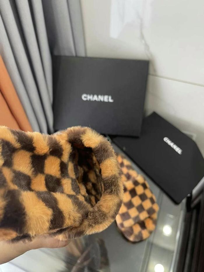 Chanel Hairy slippers 0028 (2021)