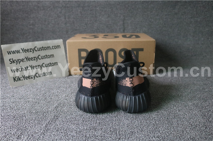 Authentic Adidas Yeezy Boost 350 V2 Core Black/Copper