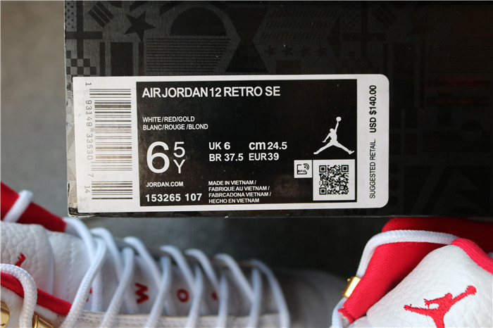 Authentic Air Jordan 12 FIBA GS