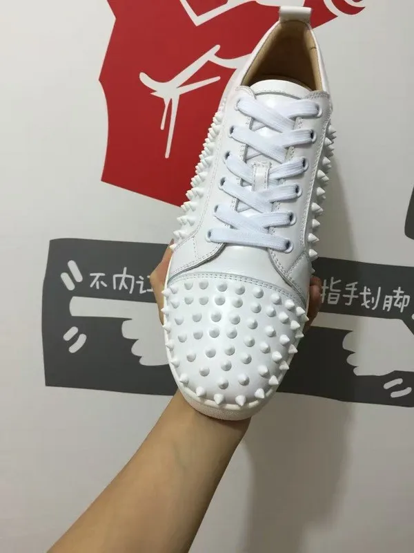 Super High End Christian Louboutin Flat Sneaker Low Top(With Receipt) - 0042