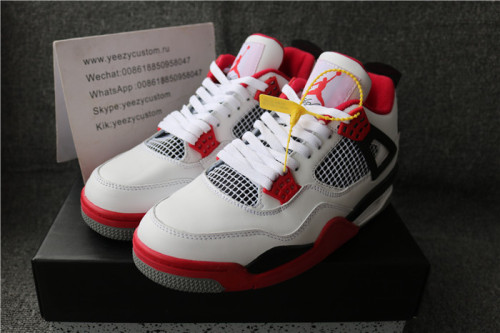 Authentic Air Jordan 4 Fire Red 2019