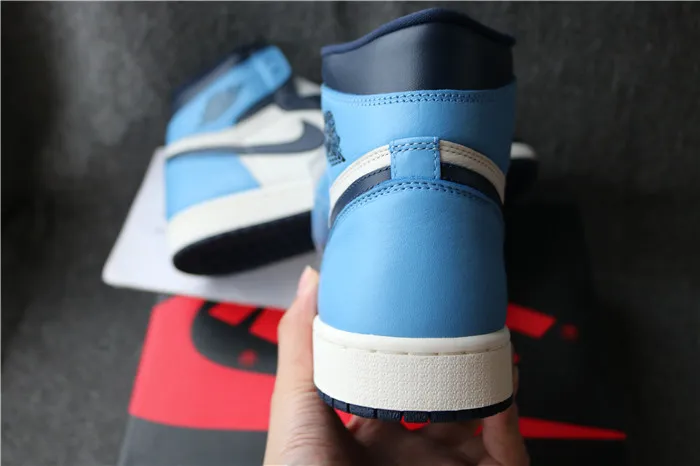 Authentic Air Jordan 1 Obsidian