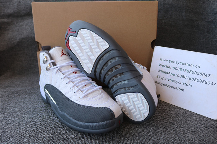 Authentic Air Jordan 12 Dark Grey