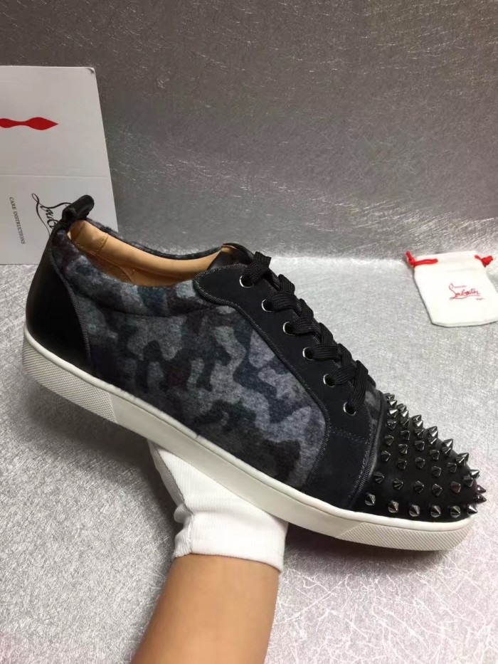 Super High End Christian Louboutin Flat Sneaker Low Top(With Receipt) - 0119