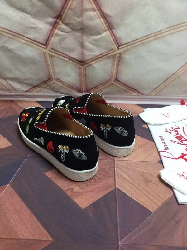 Super High End Christian Louboutin Flat Sneaker Low Top(With Receipt) - 0033